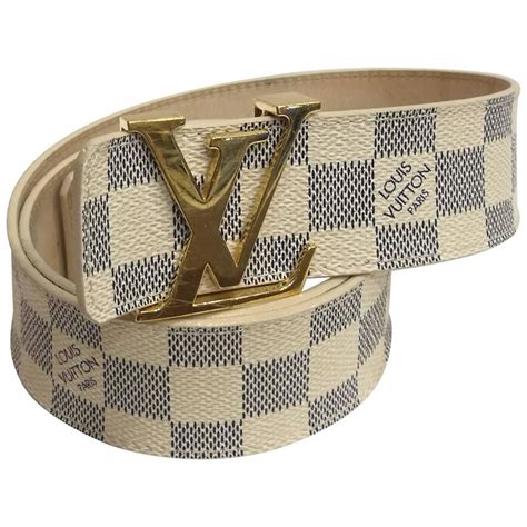 fake white damier louis vuitton belt|Louis Vuitton damier reversible belt.